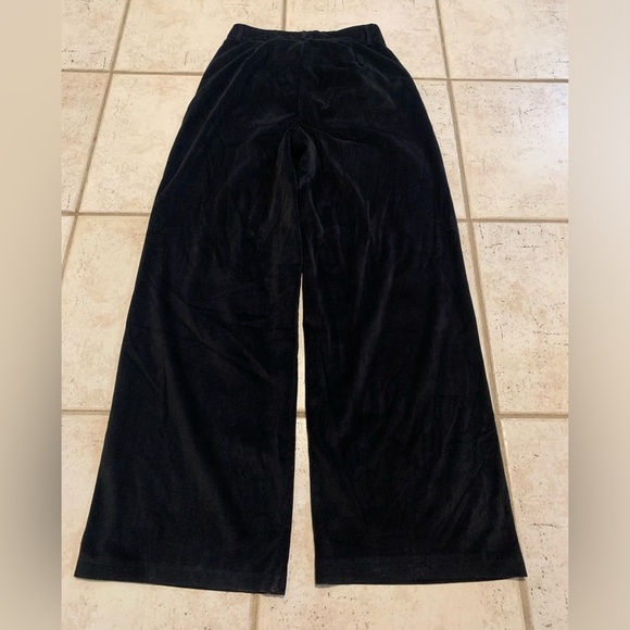 Black Wide-Leg Corduroy Pants - Shein - Size US 2 - Picture 3 of 6